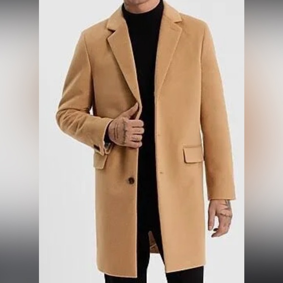 Men’s Express Wool Coat Size XL - Picture 7 of 7